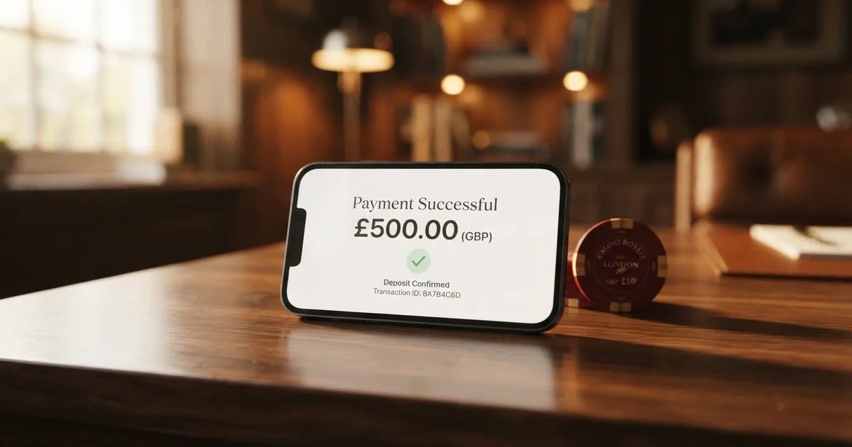 A phone screen showing a pay-by-phone-credit deposit confirmation